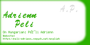 adrienn peli business card